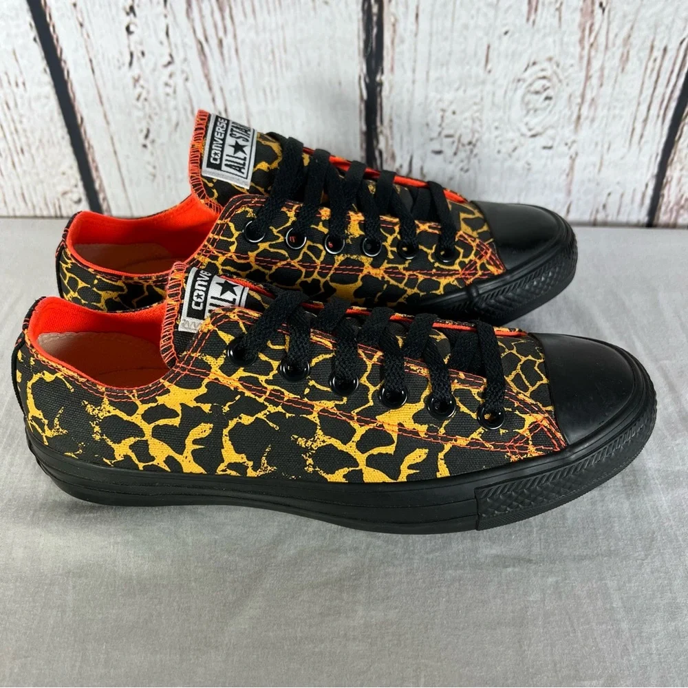 Converse All Star Animal Leopard Print Sneakers LIKE NEW EUC Size 5.5 / Wm’s 7.5 - Picture 3 of 13